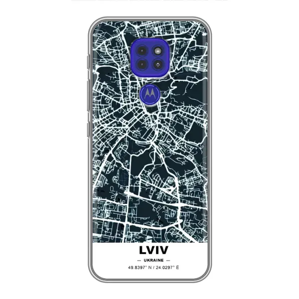 Чехол с принтом «Львов» для Motorola MOTO G9 Play
