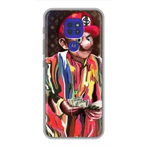 Чохол з принтом «Mario LV» для Motorola MOTO G9 Play