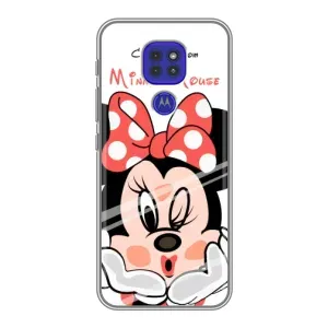 Міккі Маус чохол для Motorola MOTO G9 Play (AlphaPrint - Мультяшні) (Маус Мінні)