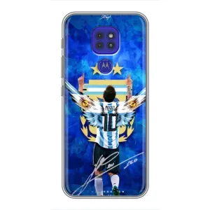 Чохли для Motorola MOTO G9 Play (Leo чемпіон) (AlphaPrint) (Мессі збірна)