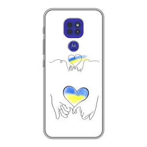 Чехол с принтом «Мир Украине» для Motorola MOTO G9 Play