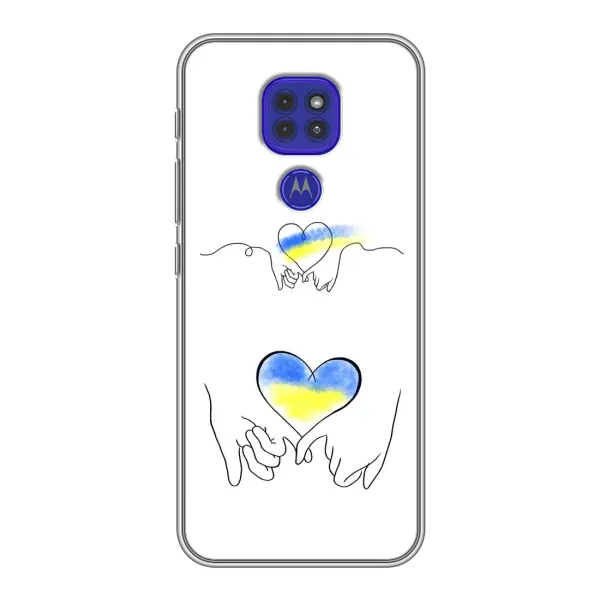 Чехол с принтом «Мир Украине» для Motorola MOTO G9 Play Чехол с принтом «Мир Украине» для Motorola MOTO G9 Play