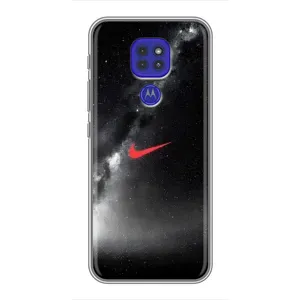 Чохол для Motorola MOTO G9 Play - з принтом Найк (AlphaPrint) (Найк червоний)