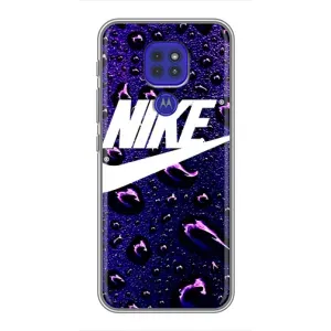 Чохол для Motorola MOTO G9 Play - з принтом Найк (AlphaPrint) (Найк принт)