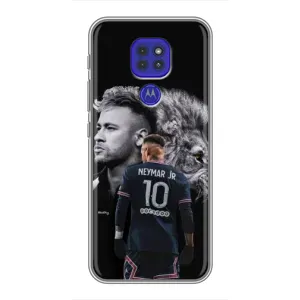 Чохол Неймар для Motorola MOTO G9 Play (AlphaPrint) (Неймар Лев)