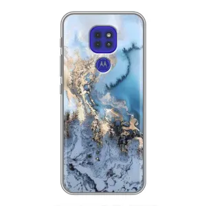 Мраморний чехол на Motorola MOTO G9 Play (VPrint) (Ніжний мрамор)