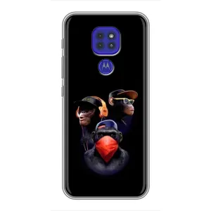 Чохол з принтом «Три мавпи» для Motorola MOTO G9 Play