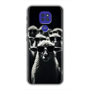 Чохол з принтом «Овечка в окулярах» для Motorola MOTO G9 Play