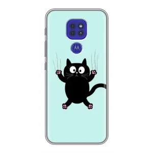 Чохол з принтом «Падаючий кіт» для Motorola MOTO G9 Play