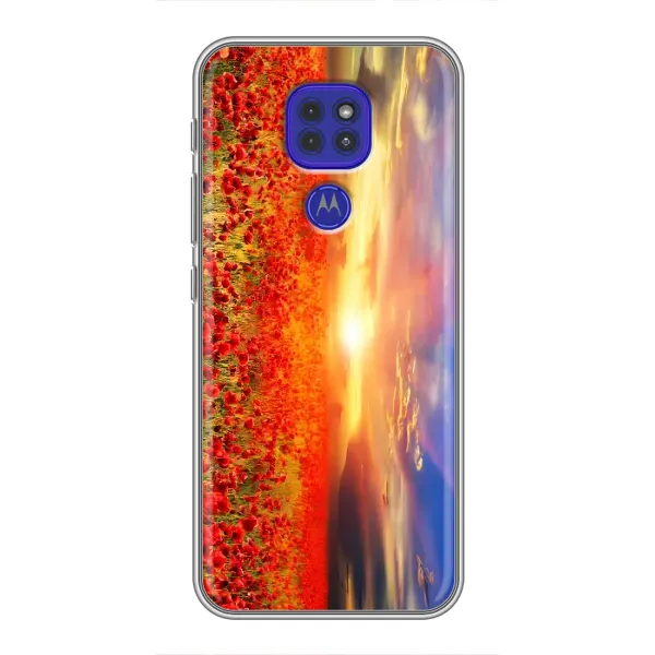 Чохол з принтом «Поле тюльпанів» для Motorola MOTO G9 Play