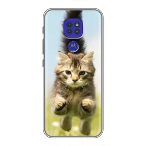 Чохли з Котиками для Motorola MOTO G9 Play (VPrint) (Прижок кота)