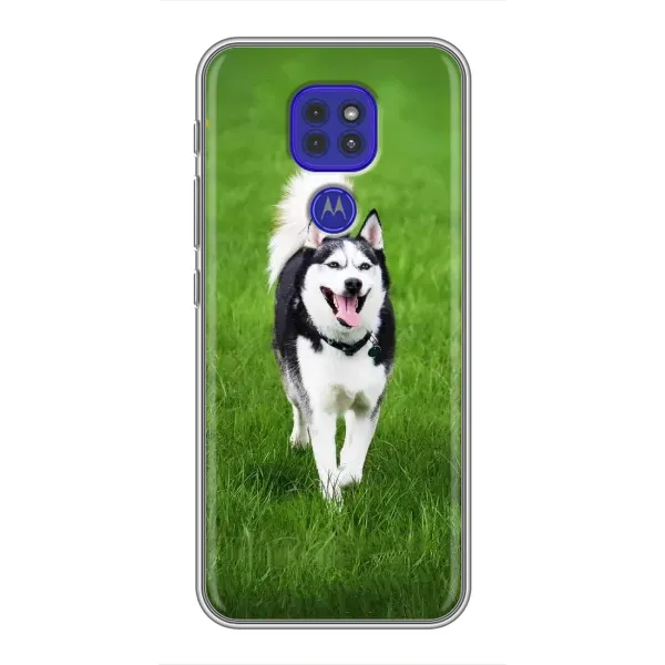 Чехол с принтом «Радостный Хаски» для Motorola MOTO G9 Play Чехол с принтом «Радостный Хаски» для Motorola MOTO G9 Play