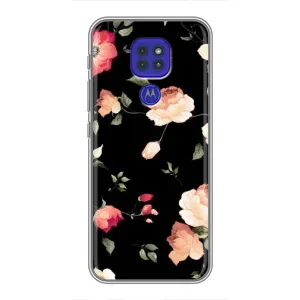 Чохли з квітами для Motorola MOTO G9 Play (VPrint) (Трояндочки)