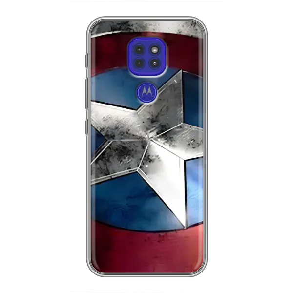 Чохол з принтом «Щит Капітана Америки» для Motorola MOTO G9 Play