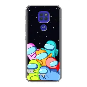 Чохли Амонг Ас для Motorola MOTO G9 Play (AlphaPrint) (Скіни в космосі)