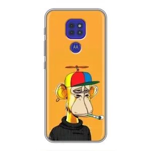 Чохли з Мавпами NFT для Motorola MOTO G9 Play (AlphaPrint) (Нудна мавпа NFT)