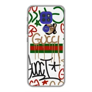 Чохол з принтом «Стиль GUUCI» для Motorola MOTO G9 Play