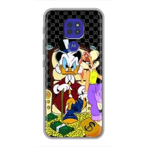 Чехли для Motorola MOTO G9 Play - Скрудж МакДак Louis Vuitton (PREMIUMPrint) (Стильна Утка)