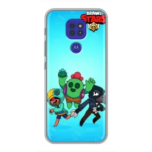 Чохол з принтом «Тріо героїв» для Motorola MOTO G9 Play