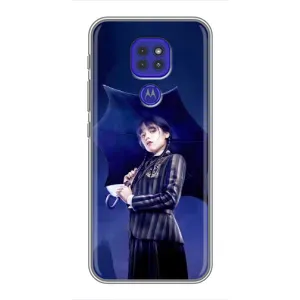 Чохол з принтом «Венсдей» для Motorola MOTO G9 Play
