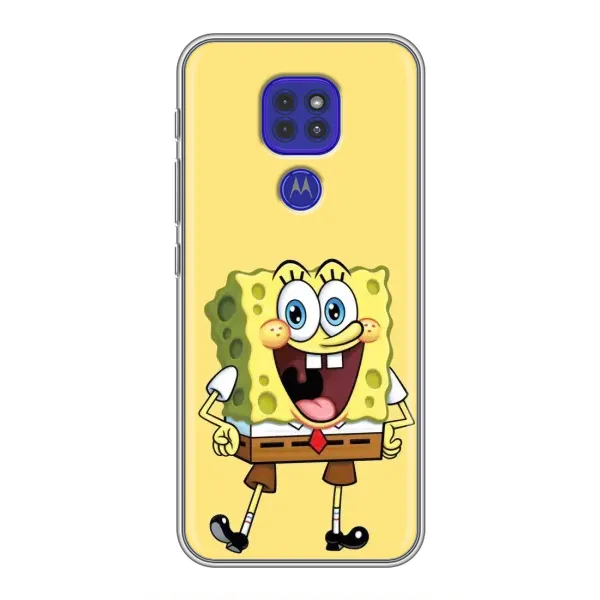 Чехол с принтом «Веселый Спанч Боб» для Motorola MOTO G9 Play