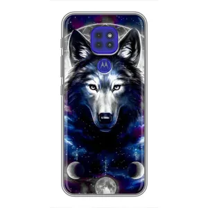 Чехол с принтом «Волк» для Motorola MOTO G9 Play