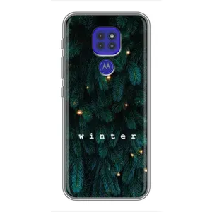 Чехол с принтом «Winter» для Motorola MOTO G9 Play