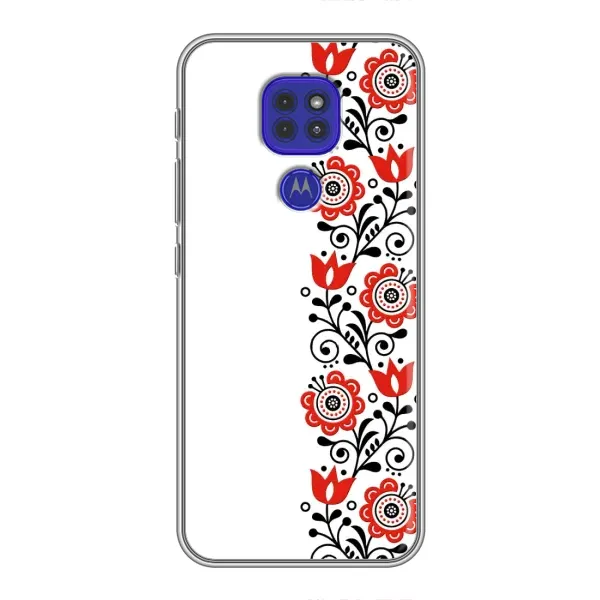 Чехол с принтом «Яркая вишиванка» для Motorola MOTO G9 Play Чехол с принтом «Яркая вишиванка» для Motorola MOTO G9 Play