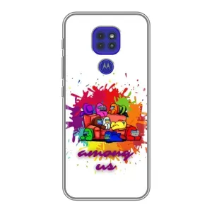 Чохли Амонг Ас для Motorola MOTO G9 Play (AlphaPrint) (Яскравий АмонгАс)