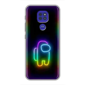 Чохли Амонг Ас для Motorola MOTO G9 Play (AlphaPrint) (Яскравий скін)