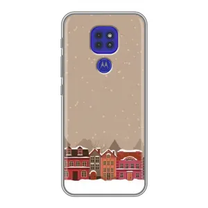 Чехол с принтом «Зимний город» для Motorola MOTO G9 Play