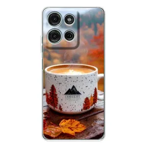 Чохол з унікальним дизайном 'Осінь з кавою' для Motorola Moto G96 5G (Кава на природі)