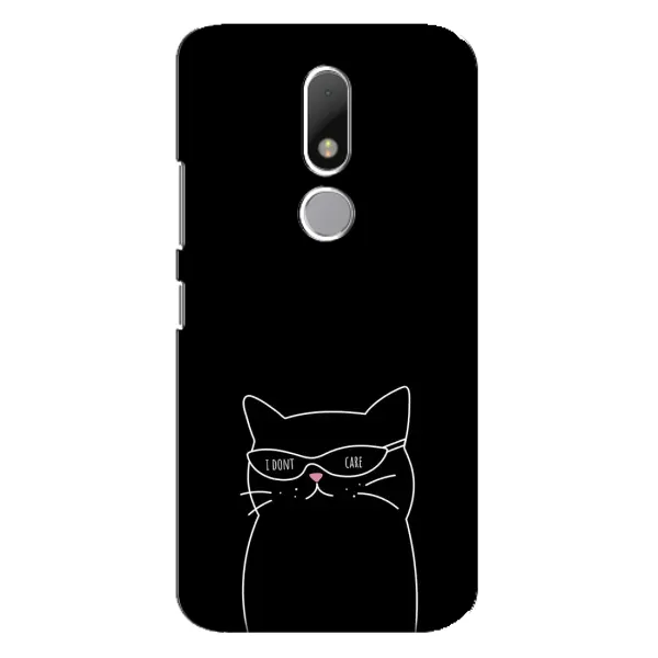 Чехол с принтом «Равнодушный кот» для Motorola Moto M