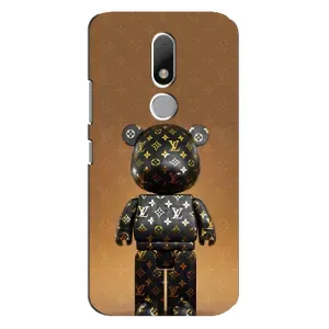 Чехлы для Motorola Moto M - Bearbrick Louis Vuitton (PREMIUMPrint)