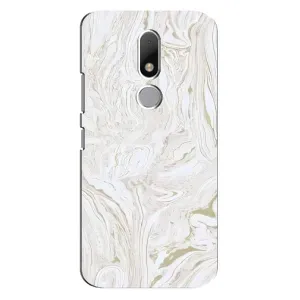 Мраморний чехол на Motorola Moto M (VPrint) (Білий мрамор)