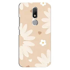 Чохол з принтом «Бежеві квіти» для Motorola Moto M