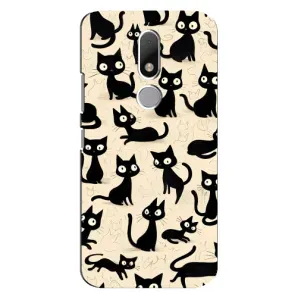 Чехол с рисунком кот на Motorola Moto M
