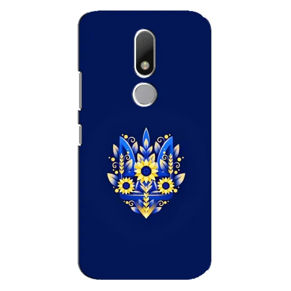 Чохол з принтом «Квітковий Герб» для Motorola Moto M