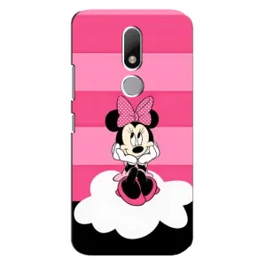 Міккі Маус чохол для Motorola Moto M (AlphaPrint - Мультяшні) (Дівчинка Maus)