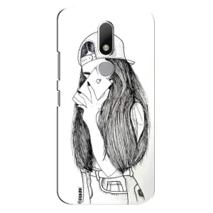 Чохол з друком для Motorola Moto M - (Мода) (AlphaPrint) (Фото дівчини)
