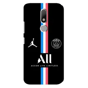 Чохли PSG для Motorola Moto M (AlphaPrint) (футболка ПСЖ)