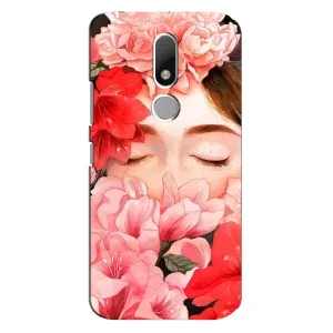 Чехлы (ART) Цветы на Motorola Moto M (VPrint) (Очі в квітах)
