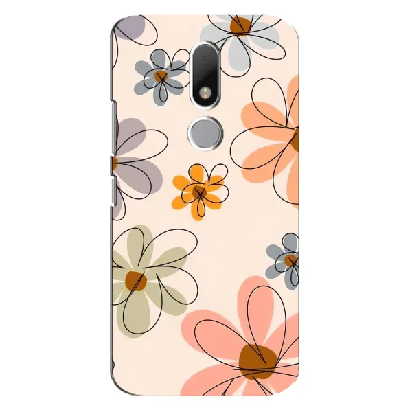 Чохол з принтом «Кольорові квіти» для Motorola Moto M