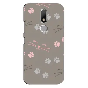 Чохол з малюнком кіт на Motorola Moto M (Лапи і вуса)