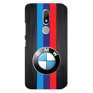 Чохол для Моторола Мото М - з принтом БМВ (AlphaPrint) (Лого BMW)