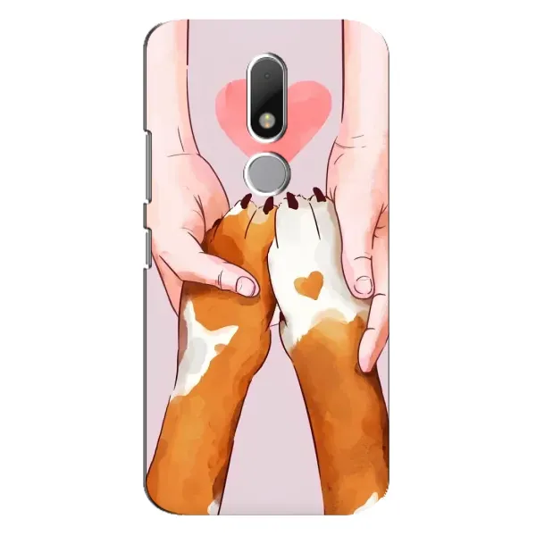 Чохол з принтом «Любовь до собак» для Motorola Moto M