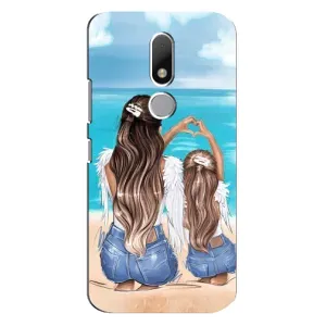 Чехол с печатью для Motorola Moto M - (Мама с ребенком) (AlphaPrint)