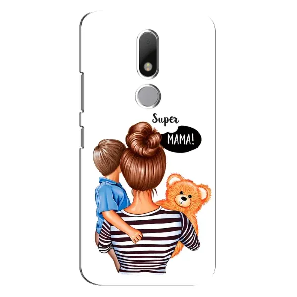 Чехол с принтом «Мама с сыном» для Motorola Moto M