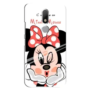 Міккі Маус чохол для Motorola Moto M (AlphaPrint - Мультяшні) (Маус Мінні)
