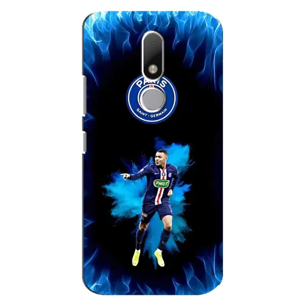 Чехол с принтом «Мбаппе в огне» для Motorola Moto M